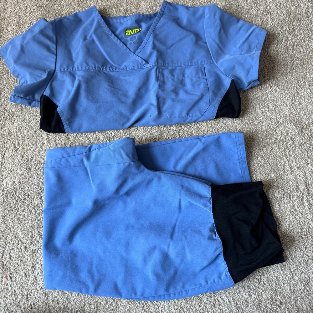 Ceil blue scrubs, I used as maternity scrubs